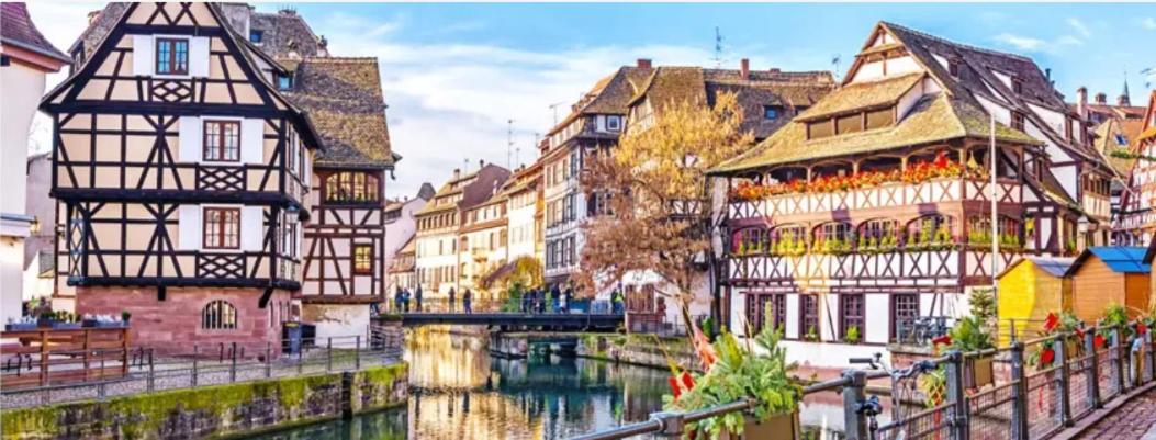Strasbourg, Appartement Cosy Au Bord De L Eau Esterno foto