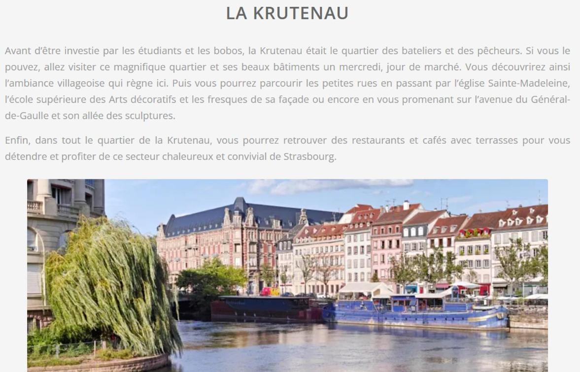 Strasbourg, Appartement Cosy Au Bord De L Eau Esterno foto